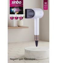 Sinbo Shd-1714 Bldc Negatif İyonlu Profesyonel Saç Kurutma Makinesi Beyaz