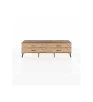 Arges TV Ünitesi 4 Çekmeceli  176x30x51 Antrasit-Çam