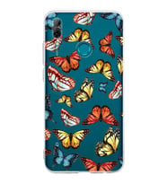 PrintiFy Huawei P Smart 2019 ile Uyumlu Water Color 2  Kamera Korumalı Şeffaf  Kılıf