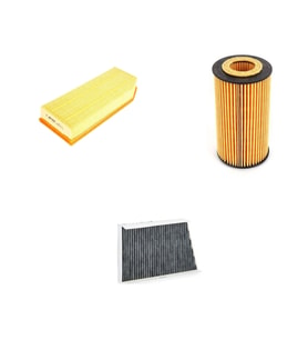 Bosch Filtre Bakım Seti Mercedes C270 CDI W203 2001-2006 Dizel Hava + Yağ f. + Polen Filtre Sardes