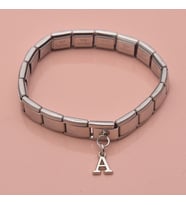 The Way of Love Harfli İtalyan Charm Bileklik Takı Hediyelik Aksesuar