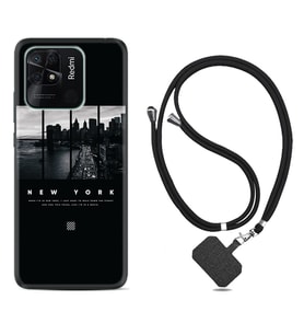 Xiaomi Poco X3 Pro M4 Pro X4 Pro C40 10C Kılıf Boyun Askılı Silikon New York 1612