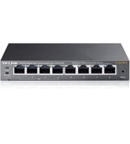 TP-LINK 8port TL-SG108PE 55w 4port PoE Yönetilebilir Switch