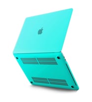 Uray store Apple Macbook Pro 13 2020 Macbook Buzlu Kapak - Yeşil