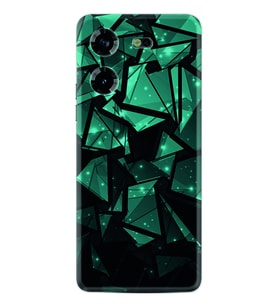 Tecno Pova 5 Kılıf Resimli Desenli Baskılı Silikon Green Prizmas 1348