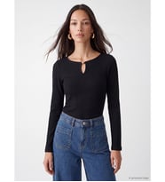 LC WAIKIKI Siyah Bisiklet Yaka Kadın Body