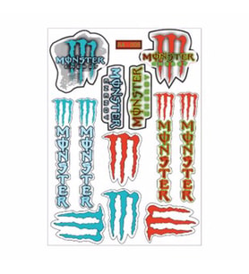 Gogo A4 Sticker 008 Tek Peket Çoklu Sticker[ Monster ]