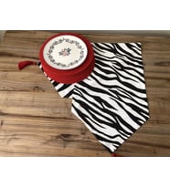ZEBRA DESENLİ RUNNER & SUPLA (Krem)