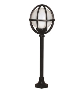 AVONNI BSU-68080-BSY-M7-BOP Siyah Boyalı Dış Mekan Aydınlatma E27 ABS Polietilen Cam 30cm