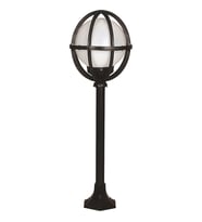 AVONNI BSU-68080-BSY-M7-BOP Siyah Boyalı Dış Mekan Aydınlatma E27 ABS Polietilen Cam 30cm
