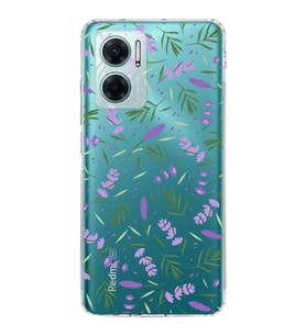PrintiFy Xiaomi Redmi Note 11E ile Uyumlu 1mm Slim Fit Water Color 3 Baskılı Şeffaf  Kılıf