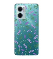 PrintiFy Xiaomi Redmi Note 11E ile Uyumlu 1mm Slim Fit Water Color 3 Baskılı Şeffaf  Kılıf