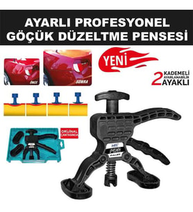 Profesyonel Boyasız Göçük Çektirme Pensesi Siyah Kutulu MEC