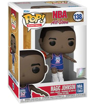 Funko 59373 Pop Nba:Efsaneler Magic Johnson(Mavi All Star Uni 1991), Renkli Oyuncak Figür (Krem)