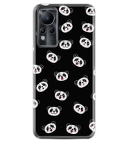 INFINIX Note 11 Pro Note 10 Hot 9 Play Kılıf Desemli Silikon Panda Suratları 1773