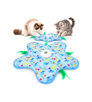 Hareketli İnteraktif Kedi Oyun Matı - USB Şarjlı - 3 Oyun Modu