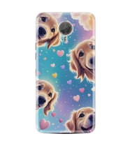 GM5 Plus Kılıf HD Resim Baskılı Kalp ve Köpek StKd -034