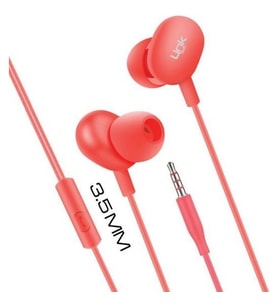 LİNKTECH H310 Spor Kulak İçi Kablolu Kulaklık (Kırmızı)