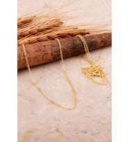 Ezme Forse 70 Cm Altın Kaplama Gümüş Zincir Kolye 70