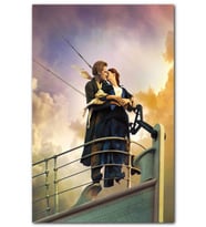 Cakatablo Titanic Jack ve Rose Güverte Pozu MDF Tablo