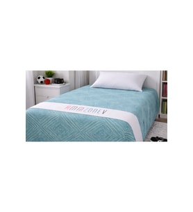 Amazon Ev Pamuk Dokuma Tek Kişilik Pike 160*240 Cm turkuaz A20