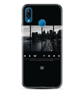 Huawei P20 Lite Mate 10 20 Lite Pro P40 Lite KılıfDesemli Silikon New York 1612
