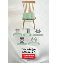Pötikareli Sandalye Minderi 40x40 Pofidik Piknik Minderi