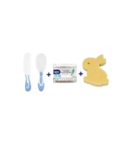 Banyo Zamanı Seti(fırça Tarak +kulak Çubuğu+sünger)