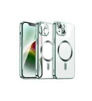 Apple İphone 15 Kılıf Kross Magneticsafe Kapak - Koyu Yeşil