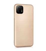 Xiaomi Mi 11 Premium Silikon Kılıf Gold