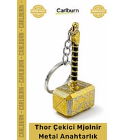 Özel Üretim Karakter Figür Hediye Koleksiyon Thor Çekici Mjolnir Metal Anahtarlık
