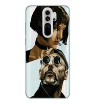 Redmi Note 8 Pro Uyumlu Leon Sevginin Gücü Tasarımlı Şeffaf Telefon Kılıfı