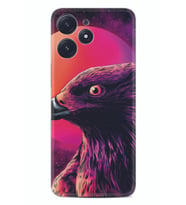 Xiaomi Poco M6 Pro 5G Kılıf Silikon Desen Özel Seri Red Eagle 1752