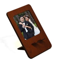 RESİM ÇERÇEVE KAHVERENGİ TELEFON TUTUCU