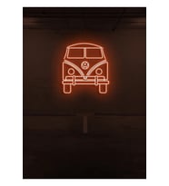 Minibüs Figürlü Neon Tabela