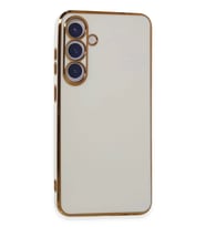 Newface Samsung Galaxy S24 Plus Kılıf Volet Silikon - Beyaz
