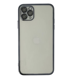 iPhone 11 Pro Max Kılıf Razer Lensli Silikon - Siyah