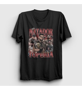 Presmono Unisex Siyah Pray Ufc Mma Ilia Topuria T-Shirt 524431tt