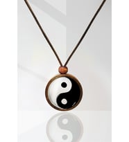 Yin Yang Ahşap Kolye N11.43319