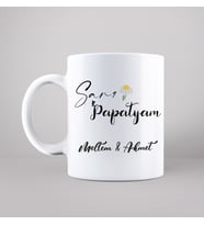 Sarı Papatyam Tasarımlı Kupa Kişiye Özel