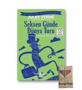 Kutupkitap Seksen Günde Dünya Turu Jules Verne Çocuklar için Öyküler Okul Çağı 6-10 Yaş