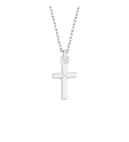 Gümüş Ufak Cross Kolye