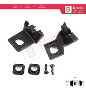 VW Polo MK3 MK4 6N 9N 1994-2008 6Q0998226 İçin Sağ Ön Far Ayak Tamir Seti