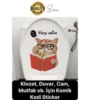 Özel Tasarım WC Klozet İçin Komik Kedi Sticker Tuvalet Banyo Cam Duvar Yapıştırma Etiket Dekoratif