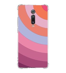 Xiaomi Redmi K20 Köşe Korumalı Antişok Kapak Renk Cümbüşü Tasarımlı Şeffaf Silikon Kılıf