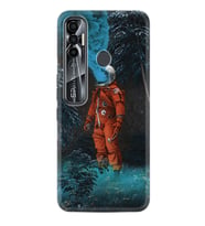 Tecno Spark 6 6 Go 8C 8 Pro 7 7 Spark 9 Pro Kılıf Desemli Silikon Astronot Smoke 1769