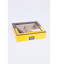 Cohiba Sarı Nokta Desenli Humidor Puro Kutusu