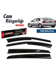 Opel Astra G (Sedan-Hb uyumlu) Mugen Cam Rüzgarlığı 1998-2003 arası 4'lü Sunplex (Beyaz)