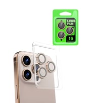 Newface Apple iPhone 16 Pro Max Raze Metal Kamera Lens - Natural Grey