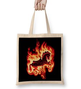 This Is Fine 04 Bez Çanta Uzun Saplı